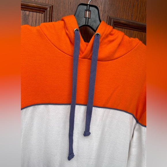 Small Black Jack 1999 Colorblock Hoodie Orange White Blue Star Wars Ahsoka Tano - Picture 3 of 12